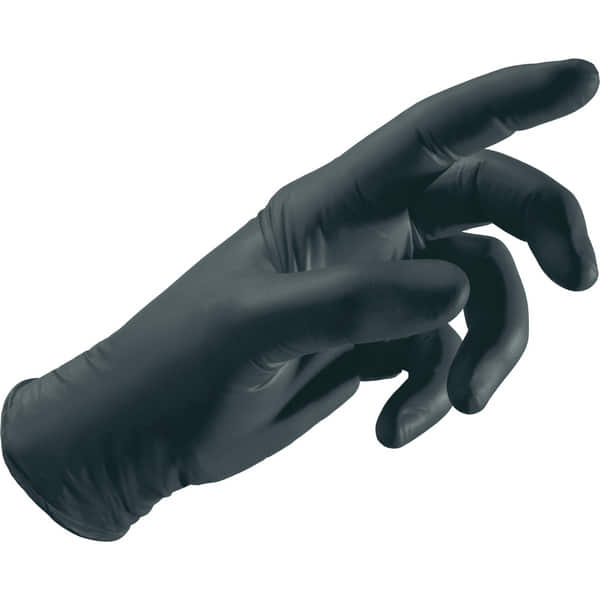 GUANTI NITRILE BLACK 55S (SCAT. 100 PZ)